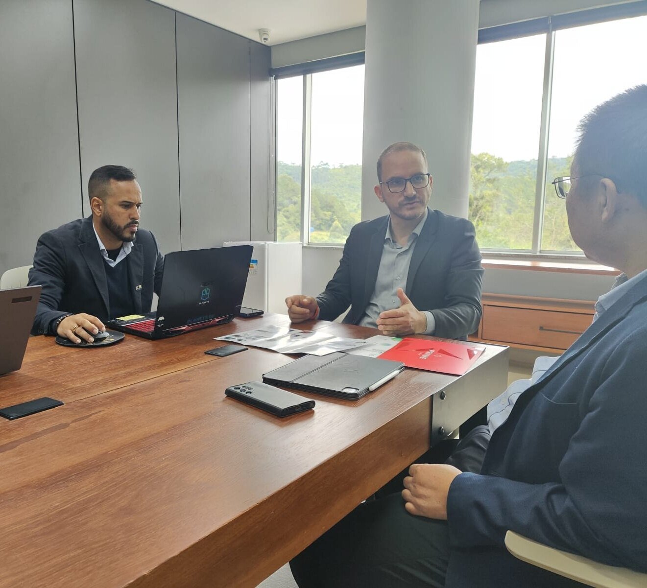 Strategic business meeting