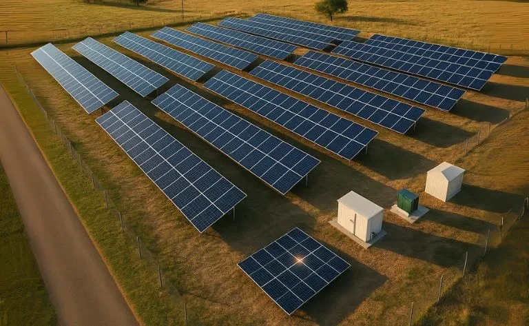Photovoltaic solar power plant